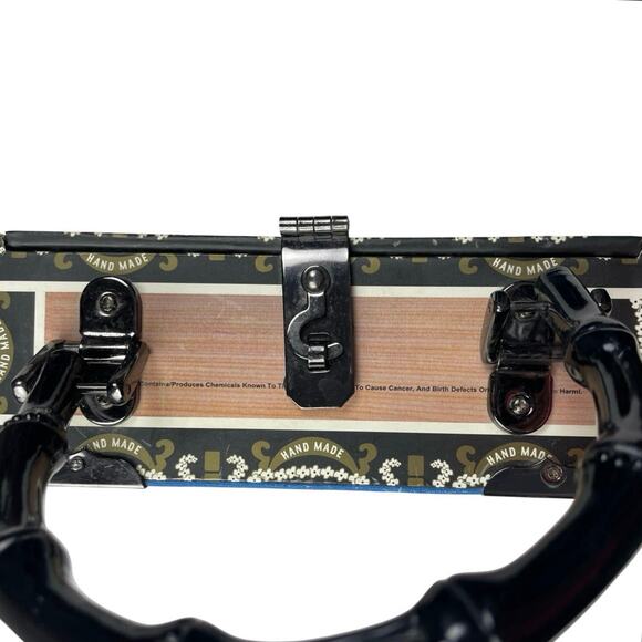 EUC - Choice Made - Jerry's Drive-In Diner Cigar Box Hand Bag - Picture 3 of 7